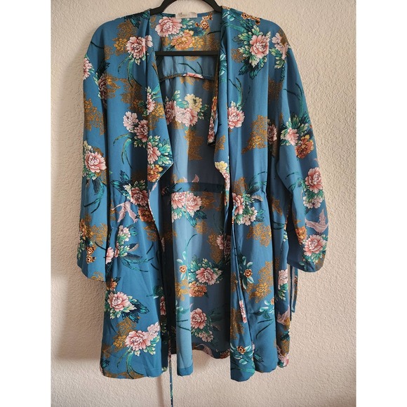 Loralette Womens Plus Size Cover Floral Shaw 3xl - Picture 5 of 6